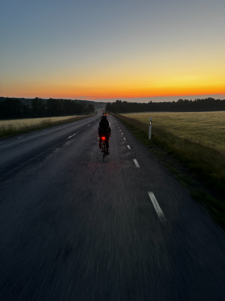 An early morning at Vätternrundan