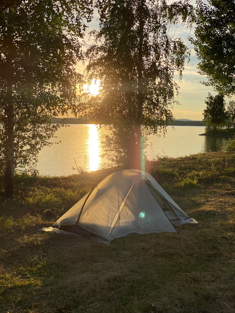 A “sunset” outside Jokkmokk